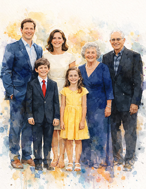 Fotografia con los abuelos